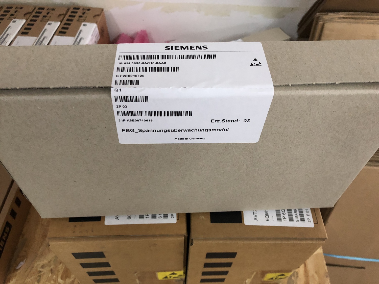 6SL3955-5TX02-0AA0. FBG TAS21G thyristor electronics 0 kV 10US Filter 1x FOC Software V4.1