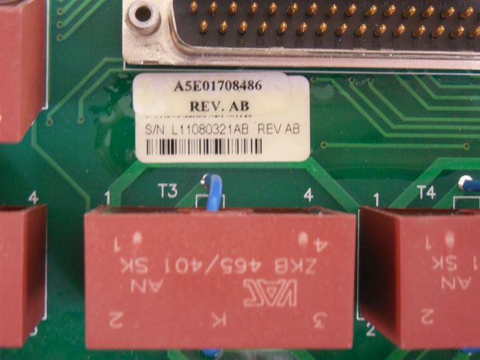 SIEMENS Robicon A5E01708486 SIGNAL CONDITIONING BOARD SWITCH BOARD