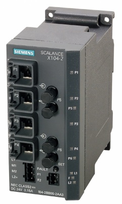 6GK5106-1BB00-2AA3 SCALANCE X106-1, Unmanaged IE switch, 6x 10/100 Mbit/s RJ45 ports, 1x 100 Mbit/s