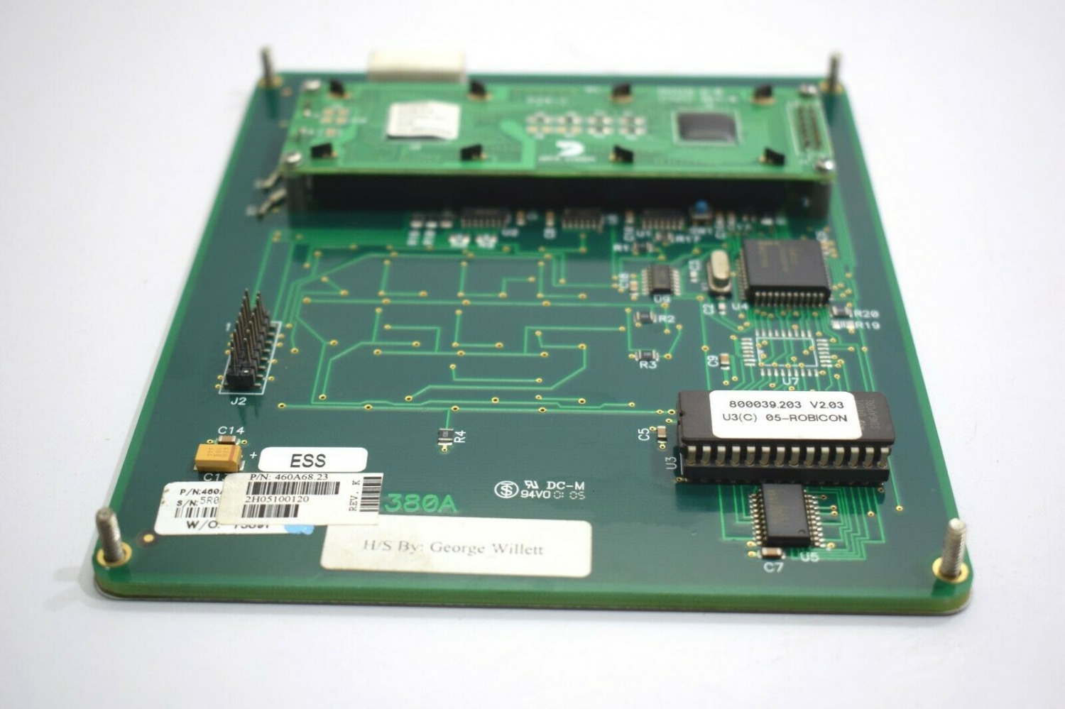 Siemens Robicon 460A68.23 460A68.10 A5E02624585 A5E2669560 Drive Keypad Interface Operating Panel