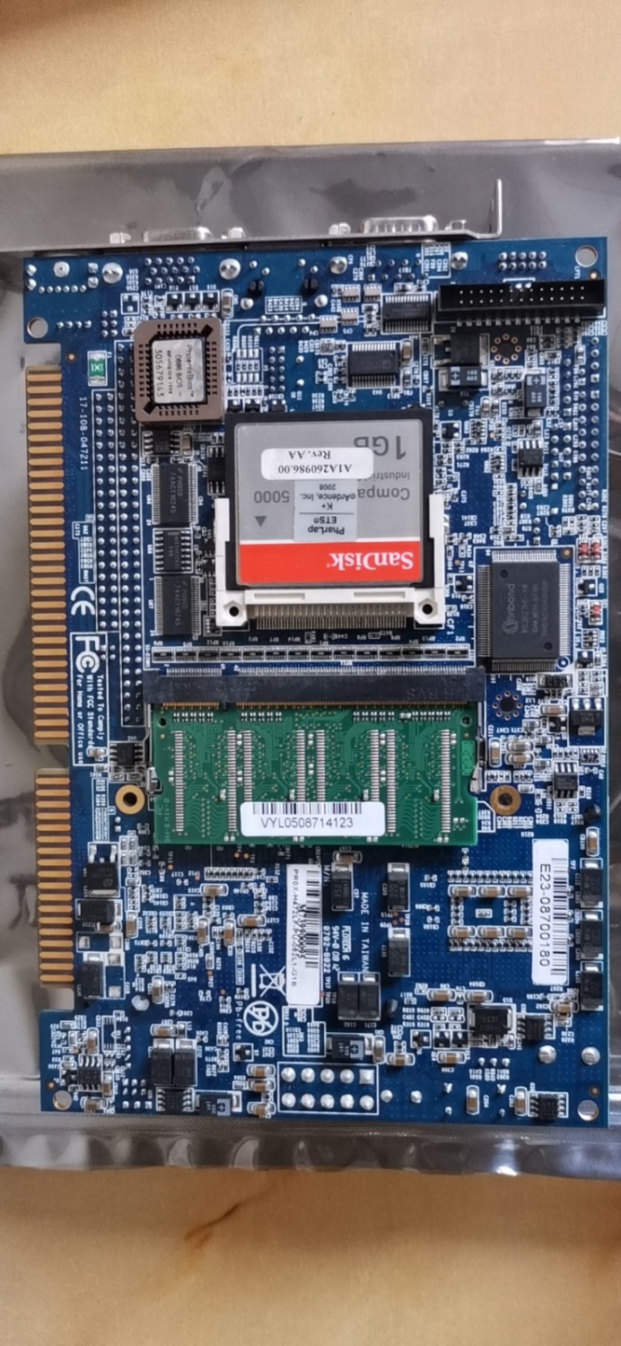 Siemens Robincon CPU Board A1A0100521, CF Card A1A260986.00,  A5E35236834