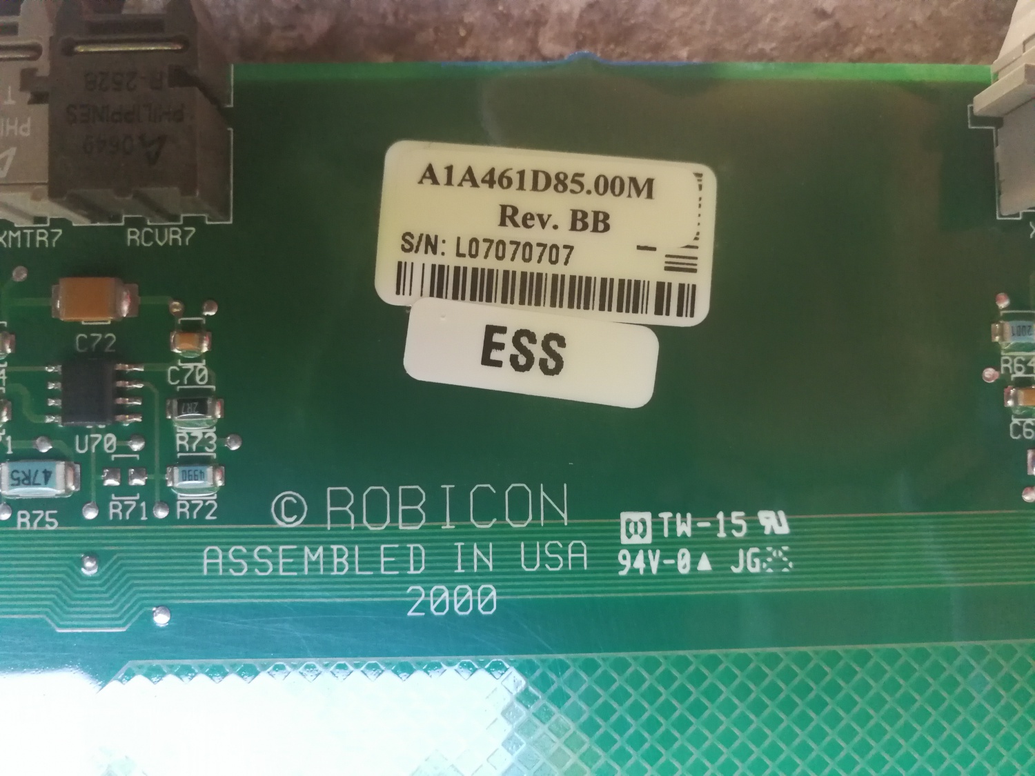 A1A461D85.00M, Original Brand New Siemens Optical Fiber Communication Board