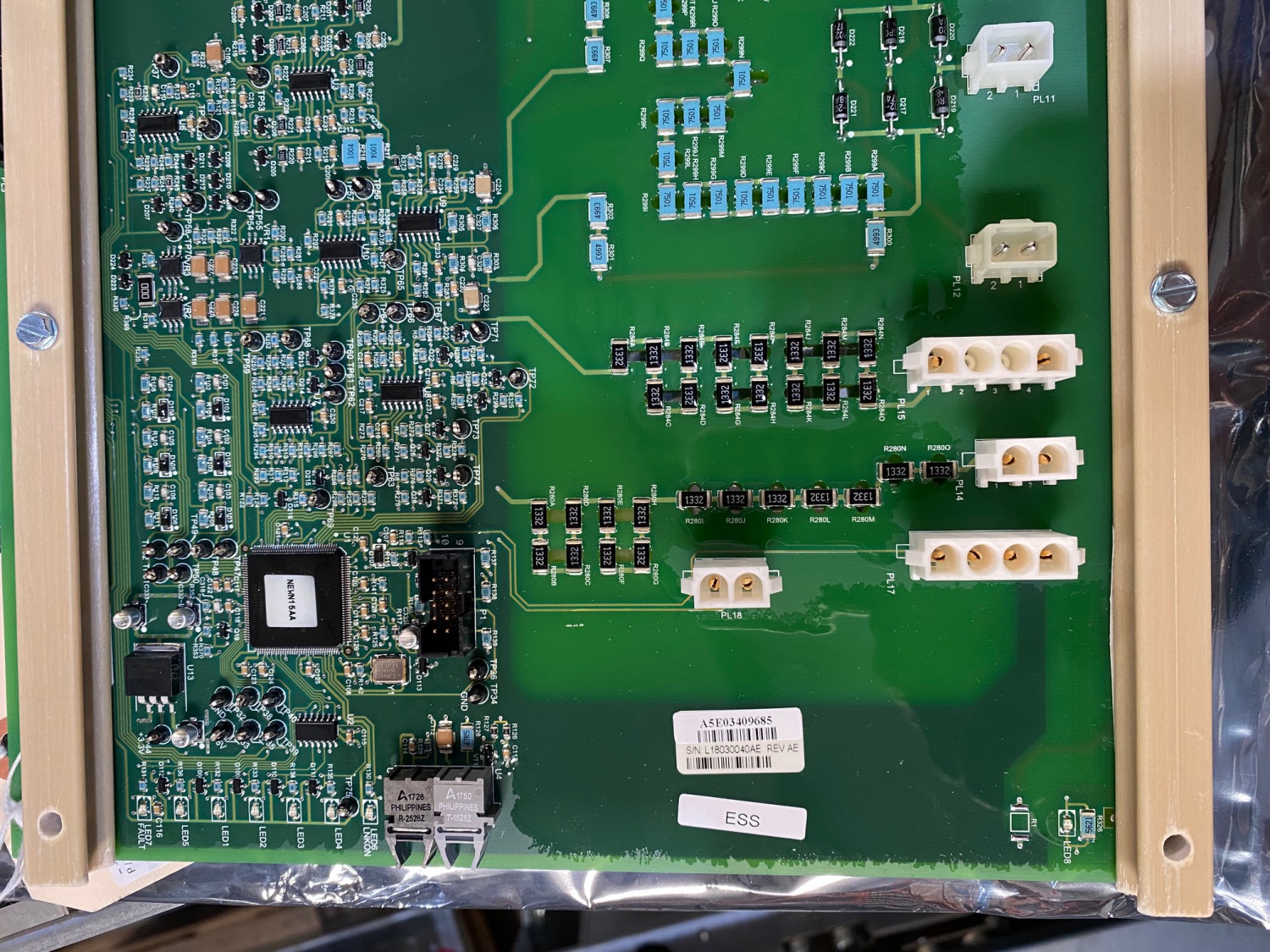 460N15.00, A1A460N15.00, A5E03409685, Siemens Robicon Power Cell Control Board