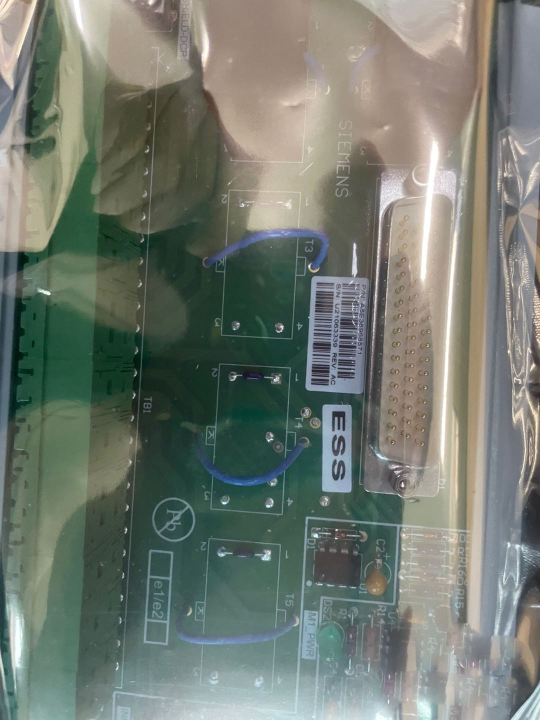 ​A5E36968571; GH180; NXGPRO; A5E32168144; 6SR0960-0CC16-0AD0 Siemens GH180 signal conditioning board