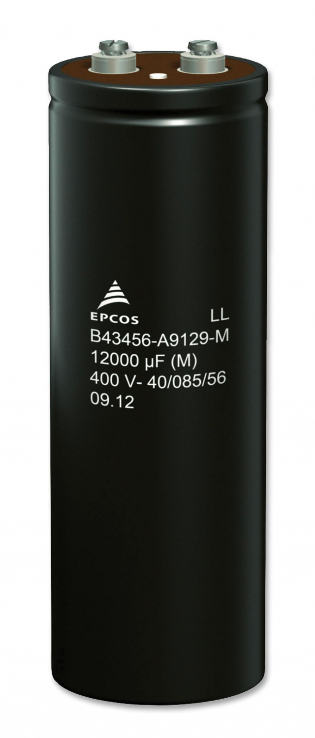 EPCOS, Aluminum Electrolytic Capacitors, B43456-A9129-M, 400V, 12000μF, Siemens, LDZ-CS-1050195X
