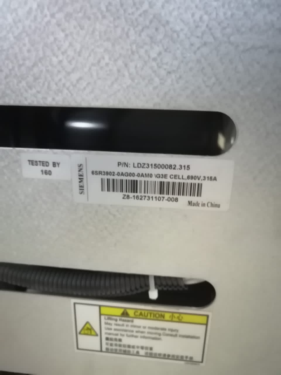 LDZ31500082.315, Siemens G3E Power CELL,315A, 690V, 6SR3902-0AG00-0AM0