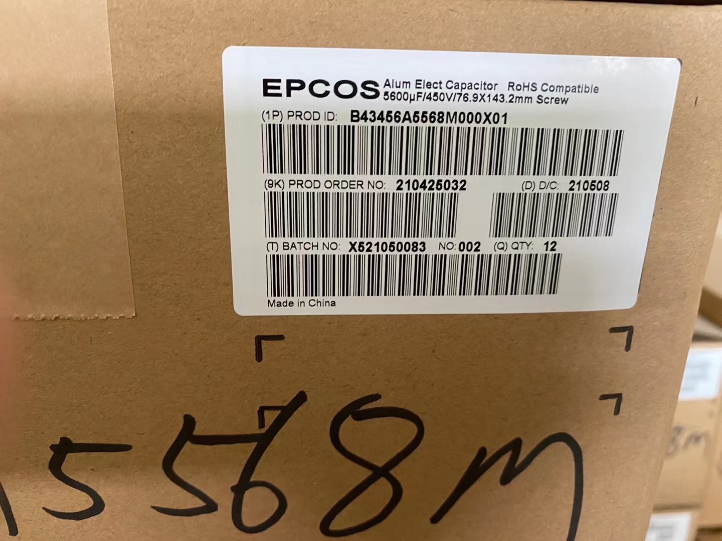 EPCOS B43456-A9129-M, TDK B43456A9129M
