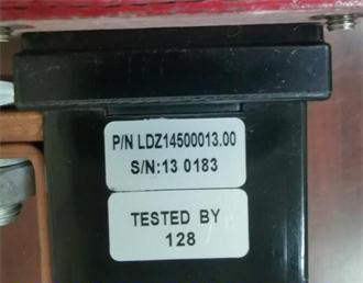 LDZ14500013.00, 6SR3960-0EA01-0AM0, Siemens Robicon Cell Bypass, Bypass Contactor, DC Contactor	