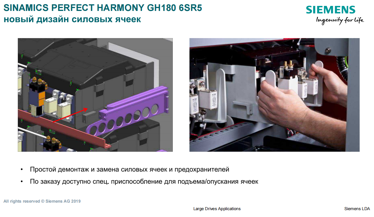 Siemens SINAMICS PERFECT HARMONY GH180 GEN3, 6SR3, GEN4, 6SR4, 6SR5