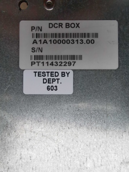 DCR BOX A1A10000313.00, NXGII DCR without FOHB Kit, A5E03931016, 6SR0960-0CB21-0AD0