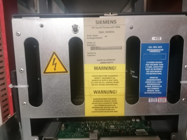 Siemens PH GenIV Powercell 140A 750V, A5E02142771, Power Cell
