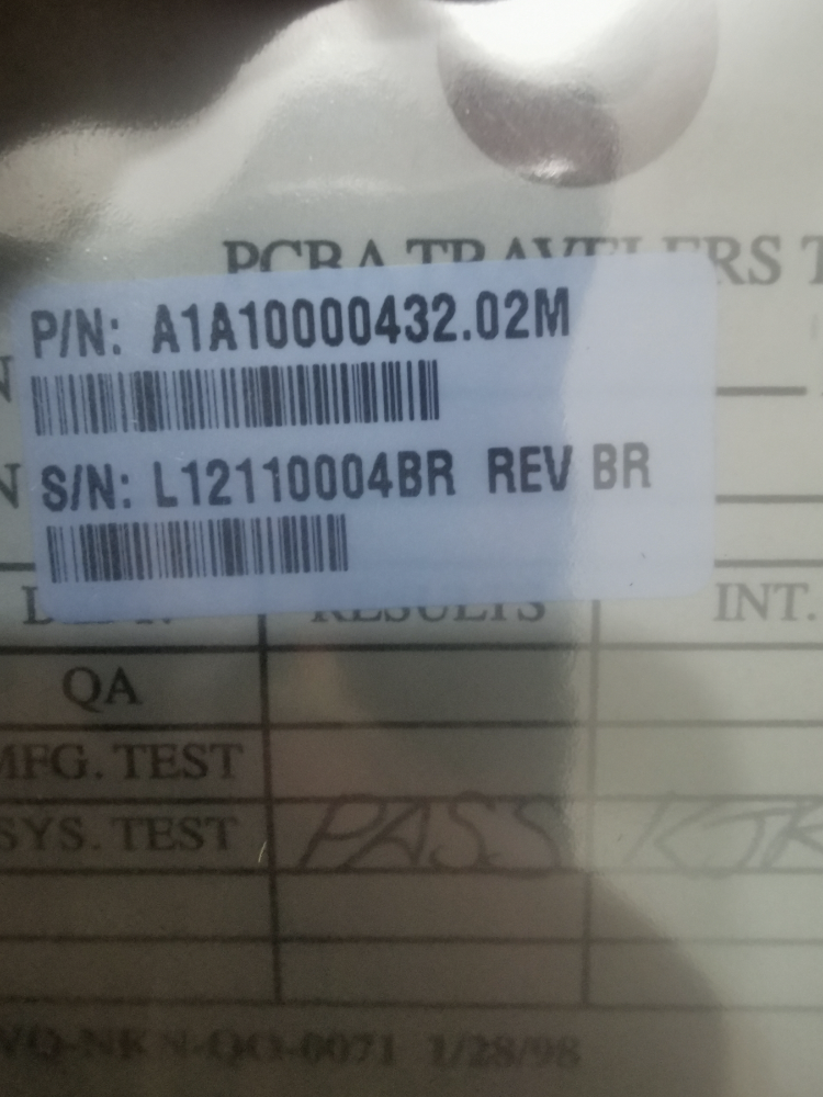Siemens A1A10000432.02M a replacement for Robicon 461E90.07, A1A10000432.54M, A1A10000432.30M