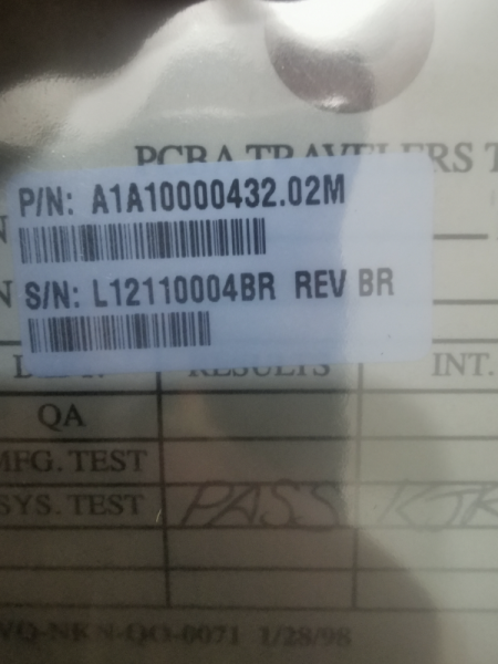 Siemens A1A10000432.02M a replacement for Robicon 461E90.07, A1A10000432.54M, A1A10000432.30M
