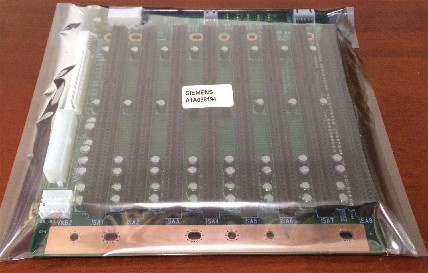 Advantech PCA-6108 Rev.C2, A1A098194, 6SR0960-0CB01-0AA0, Siemens Backplane PCA, COATED, ISA BACKPLANE