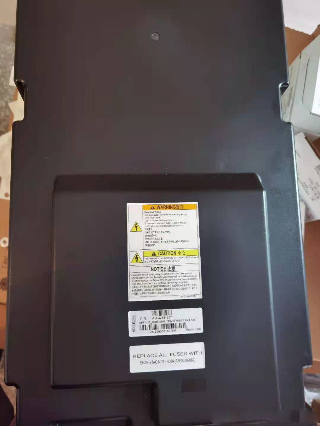 Siemens Power Cell A5E42881257 G5 VAULE CELL 260A, 750V with Bypass, A5E39021143 G5 CELL 70A