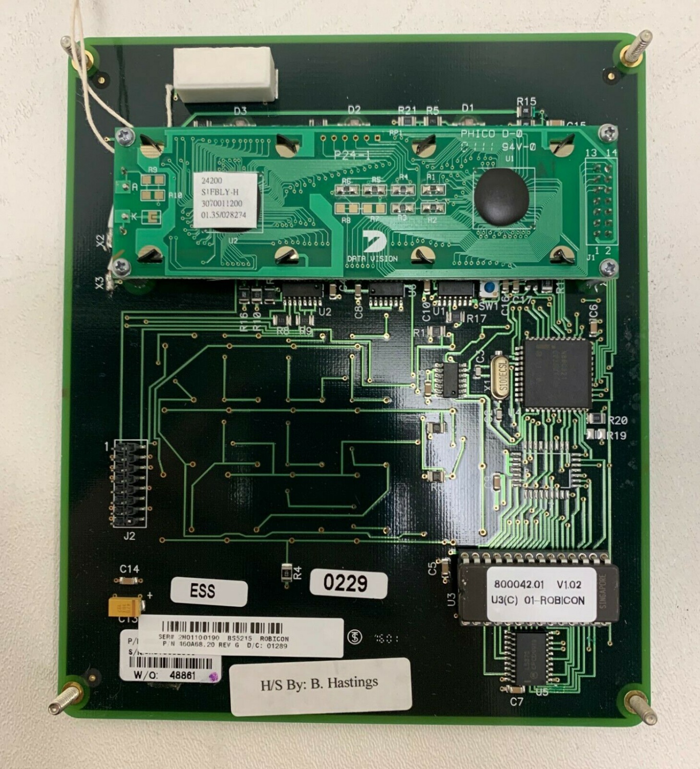 SIEMENS Keypad, A1A460A68.20M, ROBICON Keypad, 460A68.20, A1A460A68.23M Operating Panel 