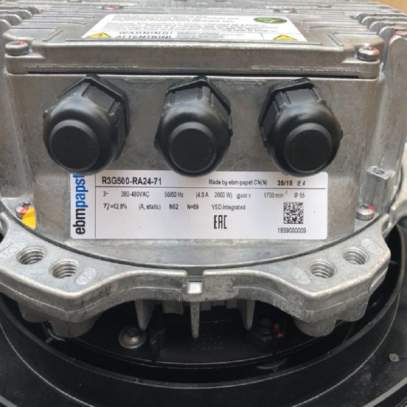Siemens, A5E37129884, fan 6538CFM, 3-380-460, 50/60, 6SR0900-0GA00-0AD0, R3G500-AG06-03 discontinued, Successor R3G500-AG25-01, ebmpapst