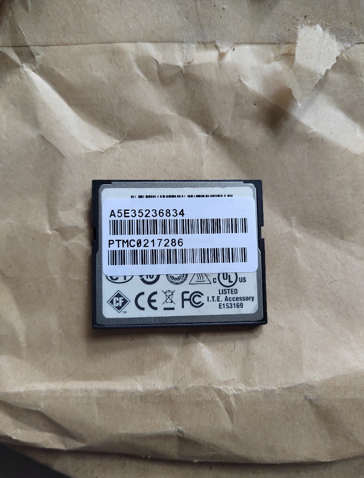 A5E35236834, 6SR0960-0CC08-0AD0, Siemens NXGpro CF, GH180 NXGpro compact flash card