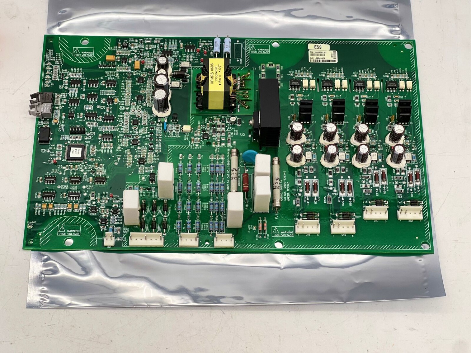 Robicon Siemens 10000092.02 Rev.F Cell Control Board for Power Cell 4608C0.140, Siemens New P/N A1A10000432.02M
