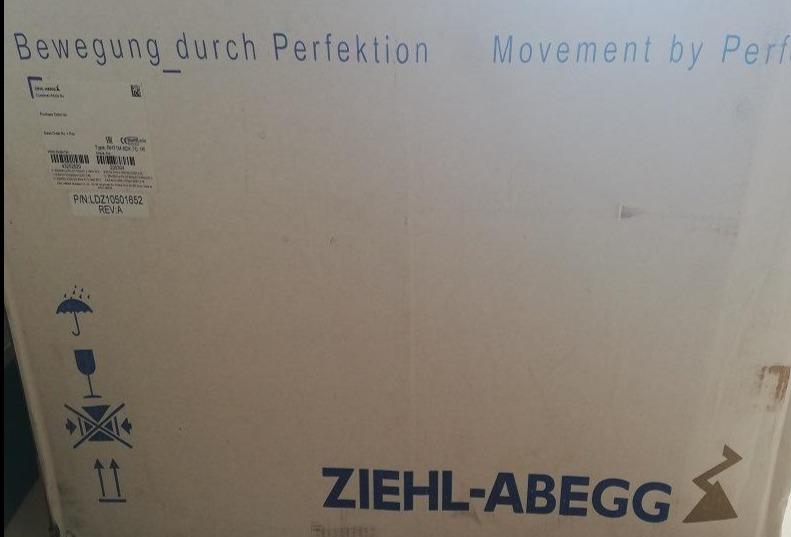 Ziehl-abegg RH71M-6DK.7Q.1R, BLOWER Kit and START for RH71, RH71 BLOWER, LDZ10501652	AC FAN, 28.1”, 6SR3900-0GM05-0AD0