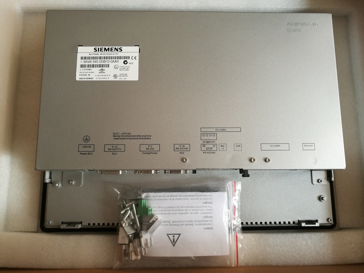 6AV6545-0DB10-0AX0, 6AV6643-0DB01-1AX1, 6AV2124-0MC01-0AX0, 6AV2124-1MC01-0AX0 SIMATIC HMI KP1200 Comfort, Comfort Panel