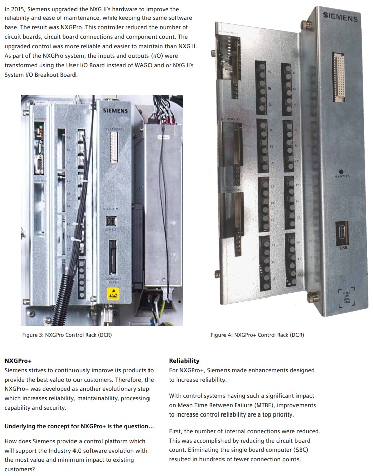 SIEMENS NXGPRO PLUS, NXGPRO PLUS DCR 18 CELL NO STO PROGRAM P/N : A5E45508682002