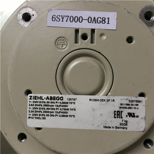 SIEMENS 6SY7000-0AE33, RADIAL VENTIALTOR RH35B-2EK.6N.2R, RADIAL COOLING FAN 6SY7000-0AG81, RH28M-2EK.3F.1R, W2D250-GA04-15, 6SL3994-6FC00-0AA0