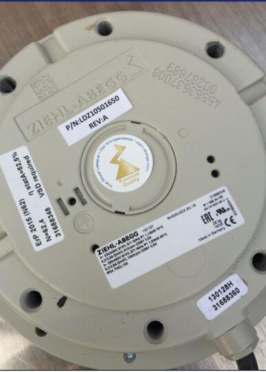 Siemens A5E38825403, 415V, 6SR5900-0GM00-0AM1, Centrifugal fan_RHA500D4.155B-3D; A5E39760704, 415V, 6SR5900-0GM01-0AM1, RADIALFLOWFAN_RHA560D4.155A-3K