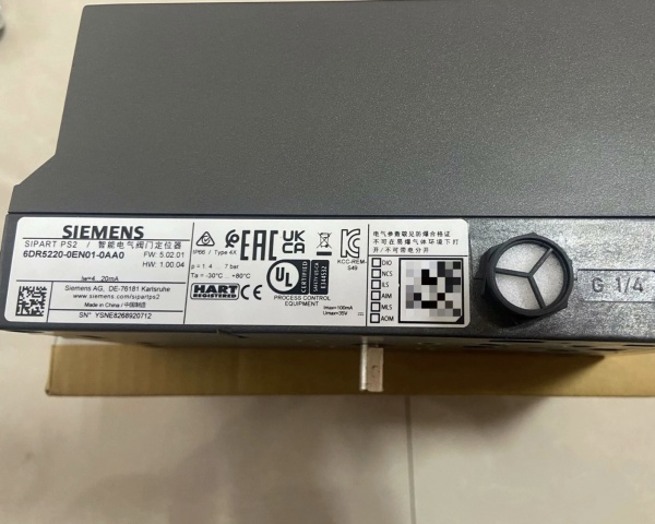 Siemens Valve Positioner 6DR5010-0NG11-0AA3, 6DR5020-0NG33-0AA4, 6DR5020-0NN01-0AA0, 6DR5010-0NN01-0AA0, 6DR5210-0EN01-0AA0, 6DR5220-0EN01-0AA4, 6DR5210-0EN01-0AA3, 6DR5211-0EG01-0AA1
