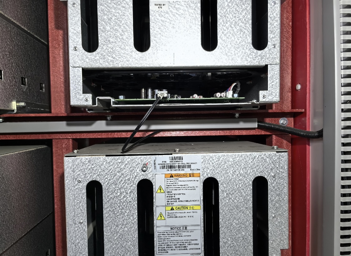 VFD Power Cell, Siemens G4 CELL 260A, 750V A5E02142773, 6SR4902-0AF00-0AA0; A5E03753289, 6SR4902-0AF00-5AD0