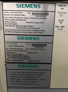 PC CONNECTORS G4 40A-260A, LDZ11500614.00, SIEMENS; DUAL POLE POWER CLIP PCL03, AE501362067, COOLING FAN FOR DIGITAL CARDS, AE502301532