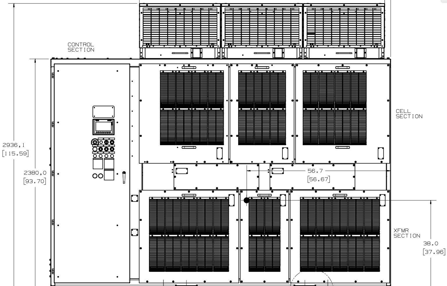 Robicon Siemens 6SR0960-0MF00-0AA0, 6SR0960-0NH00-0AA0