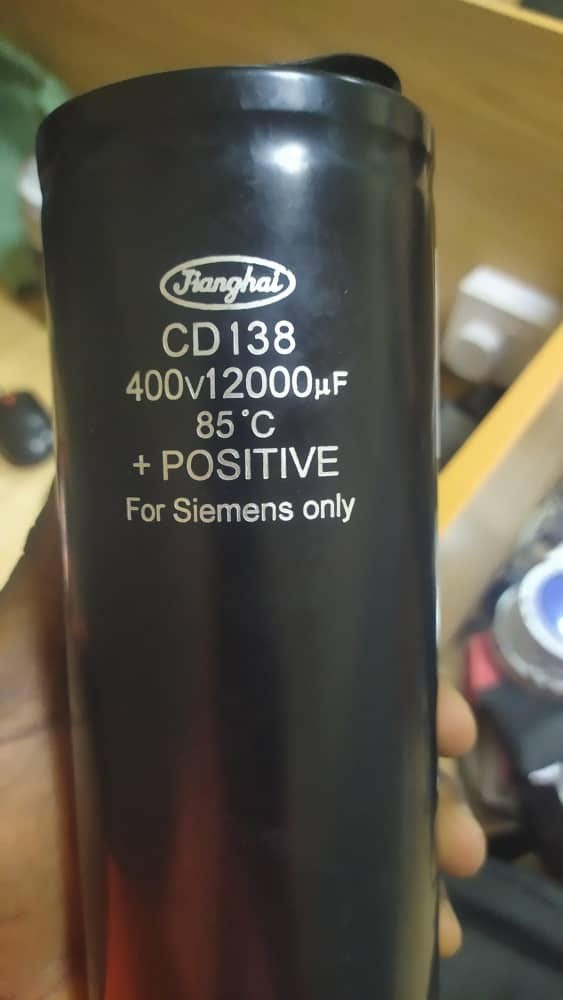 CAPACITOR; 400V; 12000UF; LDZ10501952, FUSE PROTISTOR;PC72GB69V630D1A;690V;630A, FUSE PROTISTOR;PC72GB69V450D1A;690V;450A