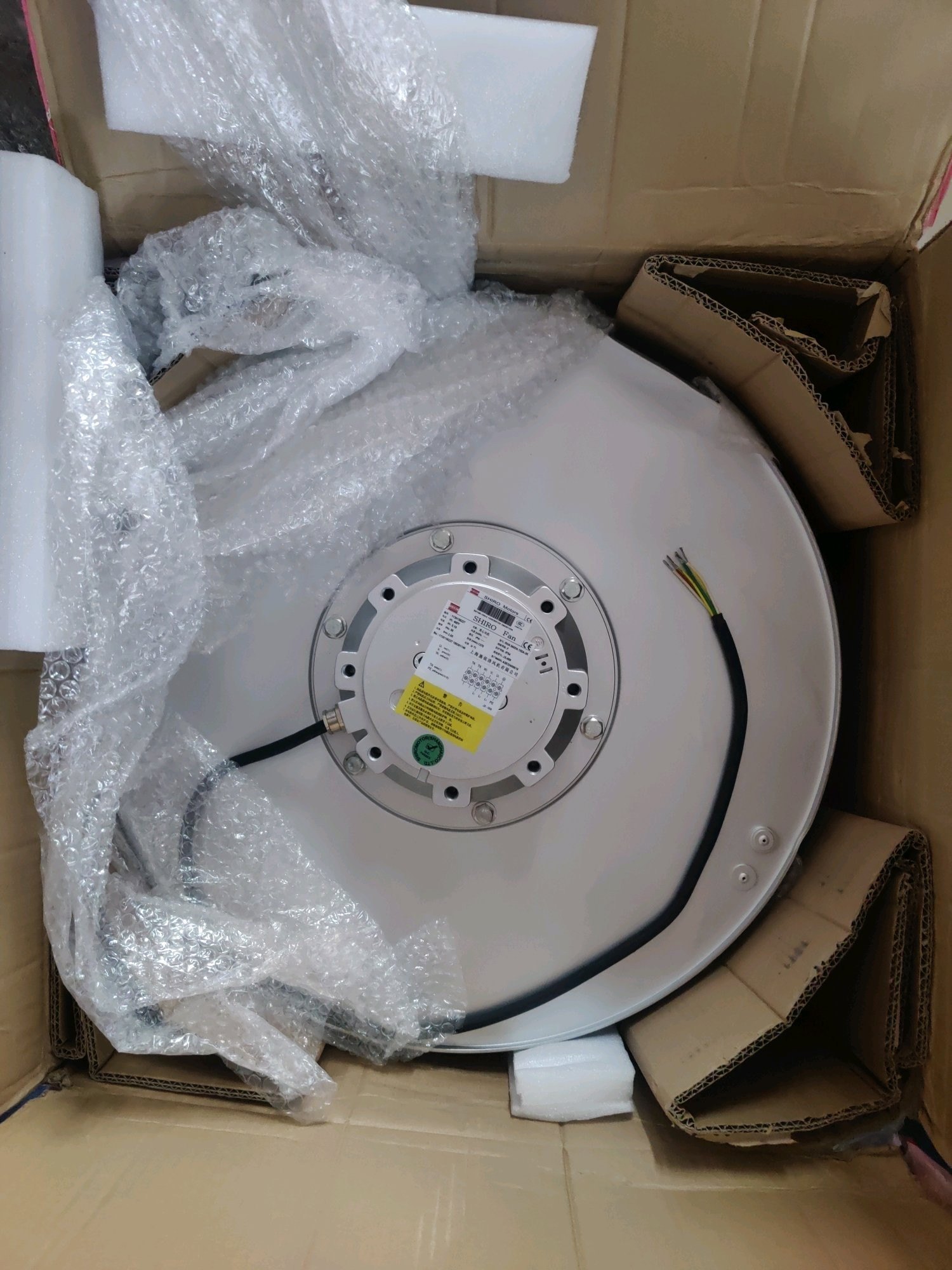 SHIRO Centrifugal Fan RHA 630D4.180_-4L, RHA630DH.195_-3K, RHA 710D6.195_-4J, RHA710D6.219_-4L, RHA710DH.219_-4J
