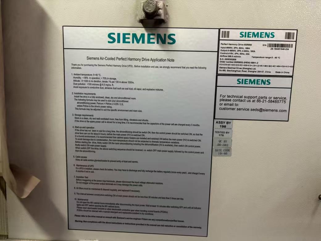 Siemens Robicon A1A31000082.375, A1A363658.00, A1A363628.00, A1A10000423.00, A1A10000403.01, A1A10000225.00, A1A363818.00, A1A460A68.23, A1A091652, A1A090103, A1A094888