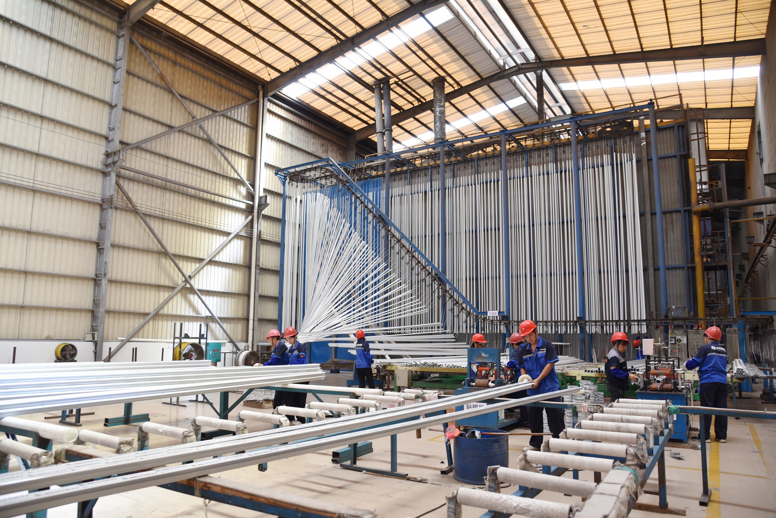 Vertical Powder Spraying Line Packaging Area