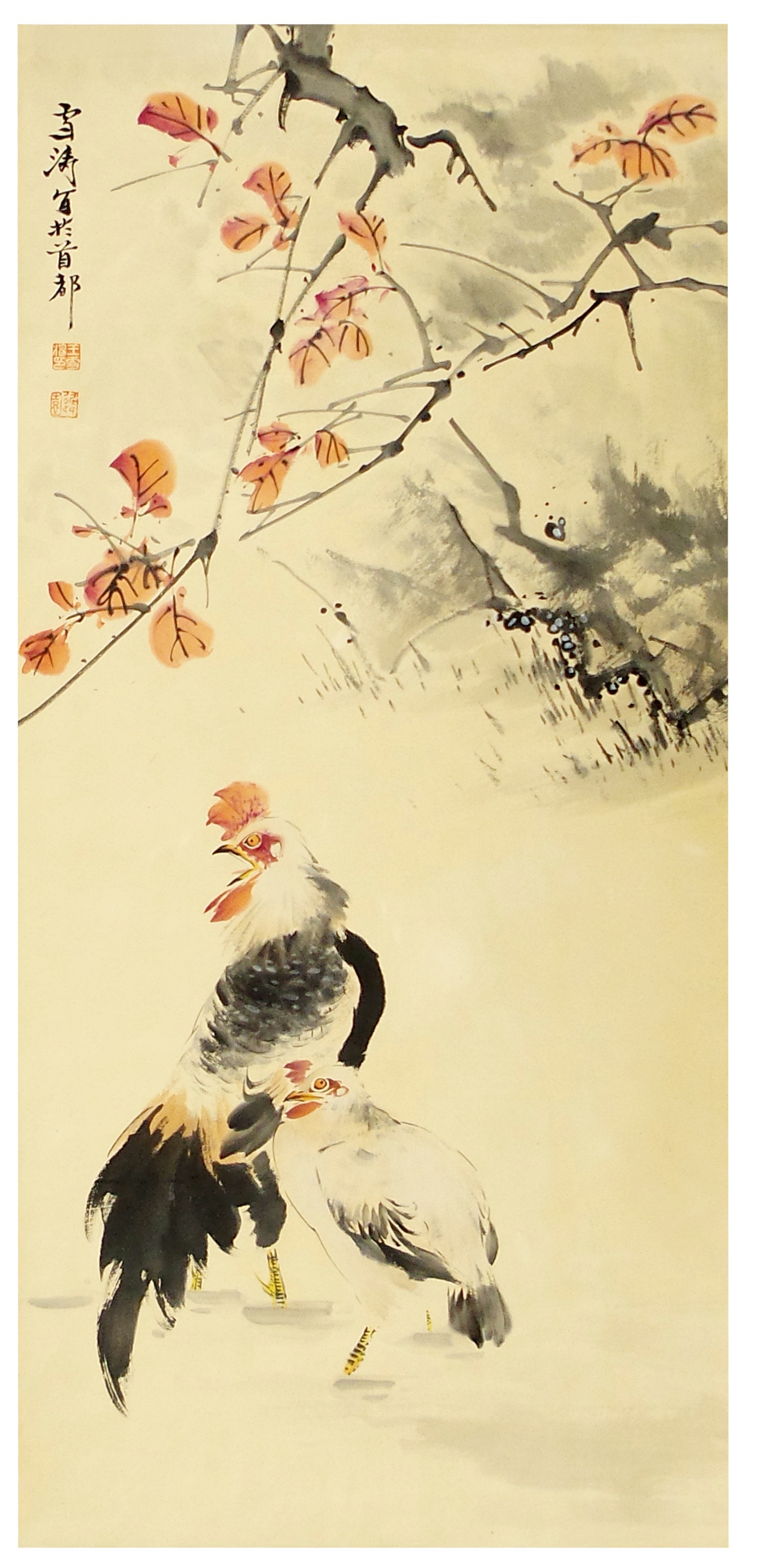 王雪涛小写意花鸟画作品赏析- 中国书画网 王雪涛「花鳥」中国近代山水画家