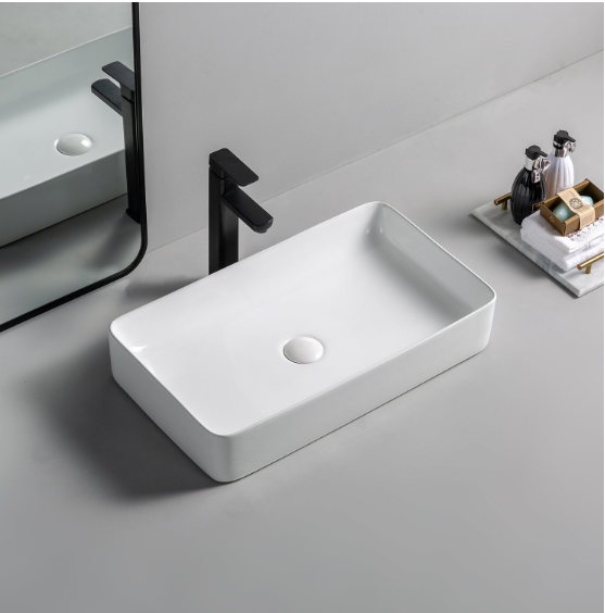 Bathroom Sanitaryware Ceramic Lavabo Design Countertop Sink Basin