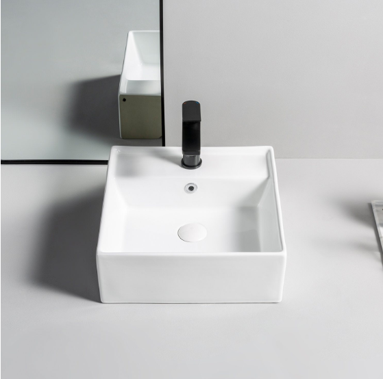 Sanitary Ware Factory Wholesale Bathroom Wc Wash Basin Sink Countertop Mounted Art Basin for Hotel