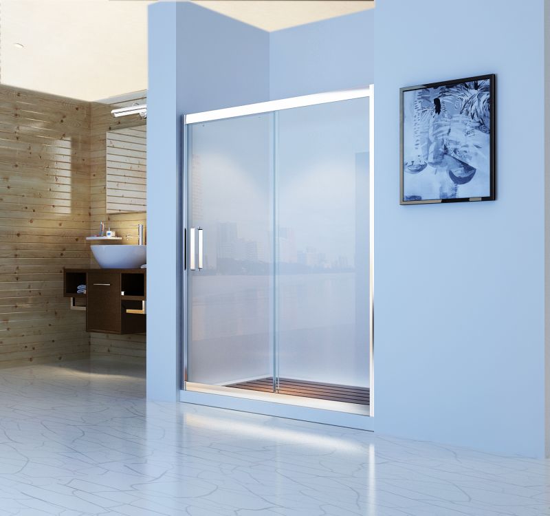 Elegant Aluminium Sliding Bathroom Shower Screen Enclosure