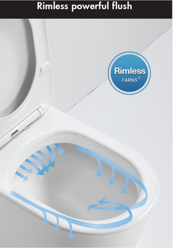 Hot Sale White Color Hotel Home Bathroom S-Trap Water Closet Toilets Cheap Ceramic Toilet Bowl