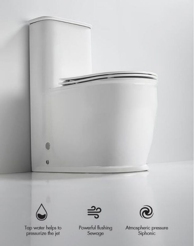 Hot Sale White Color Hotel Home Bathroom S-Trap Water Closet Toilets Cheap Ceramic Toilet Bowl