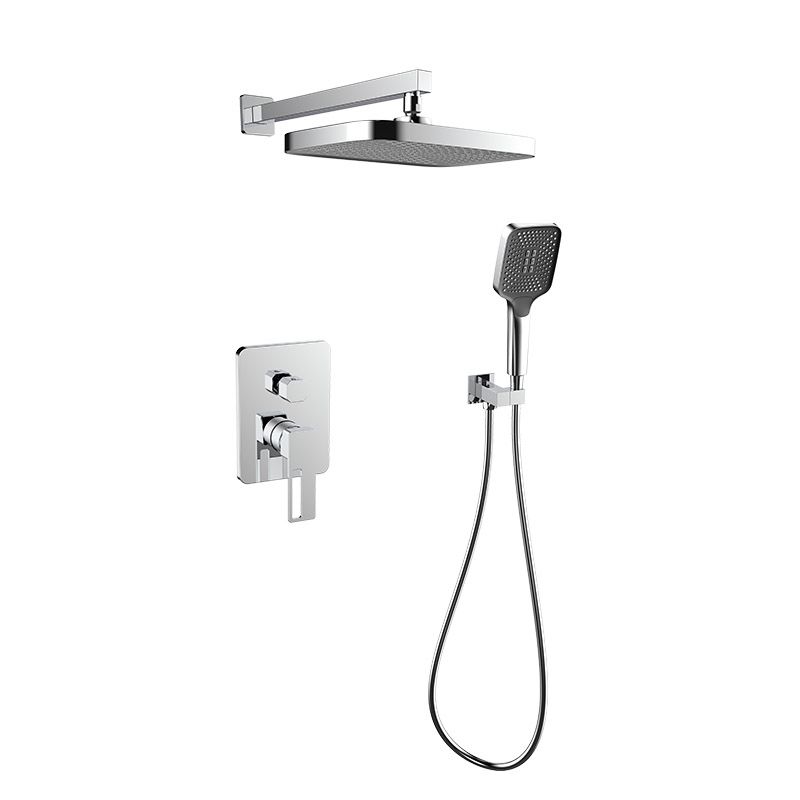 Sanitary Ware Bathroom Accessory Shower Mixer Head Shower Hand Wall Mounted Hidden Rain Waterfull Concealed Shower Set