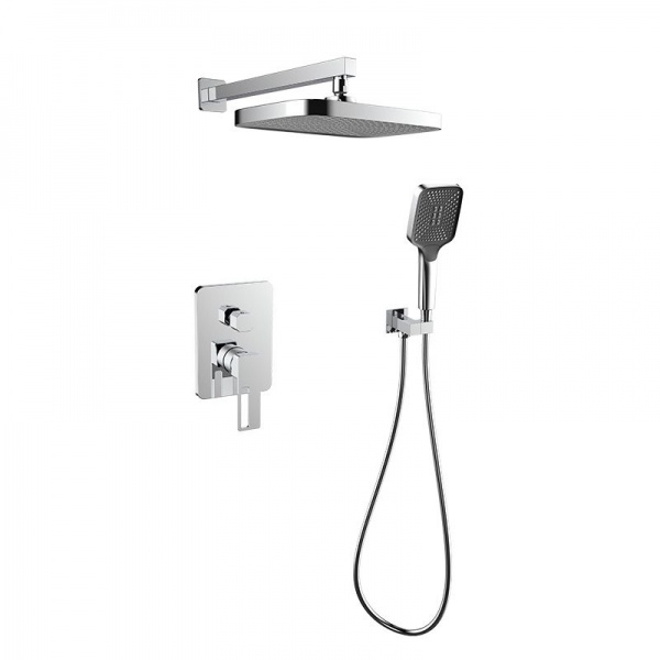 Sanitary Ware Bathroom Accessory Shower Mixer Head Shower Hand Wall Mounted Hidden Rain Waterfull Concealed Shower Set