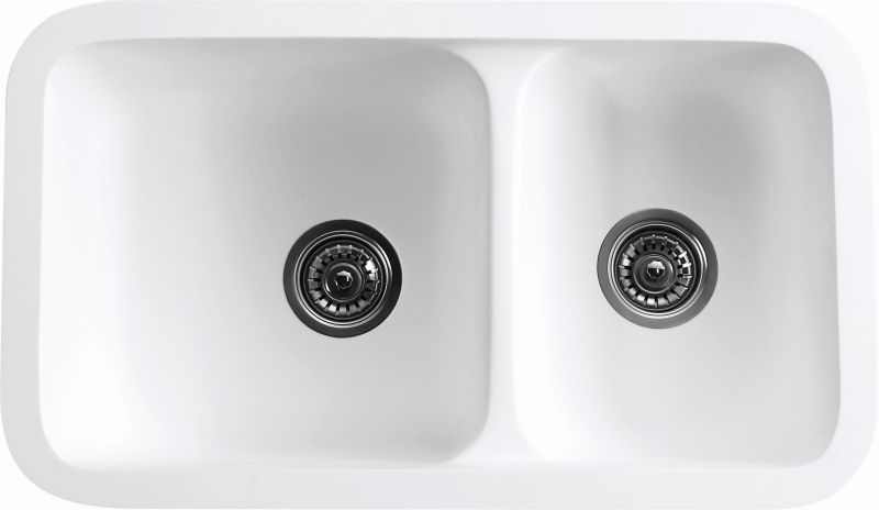 Acrylic Solid Surface Undermount Wash Basin Sink for Bathroom Kitchen