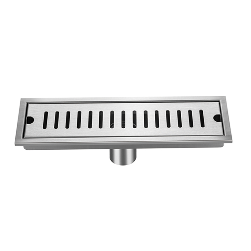 Linear Anti Odor Bathroom Tile Insert Shower The Floor Drain Trap Cover Stainless Steel