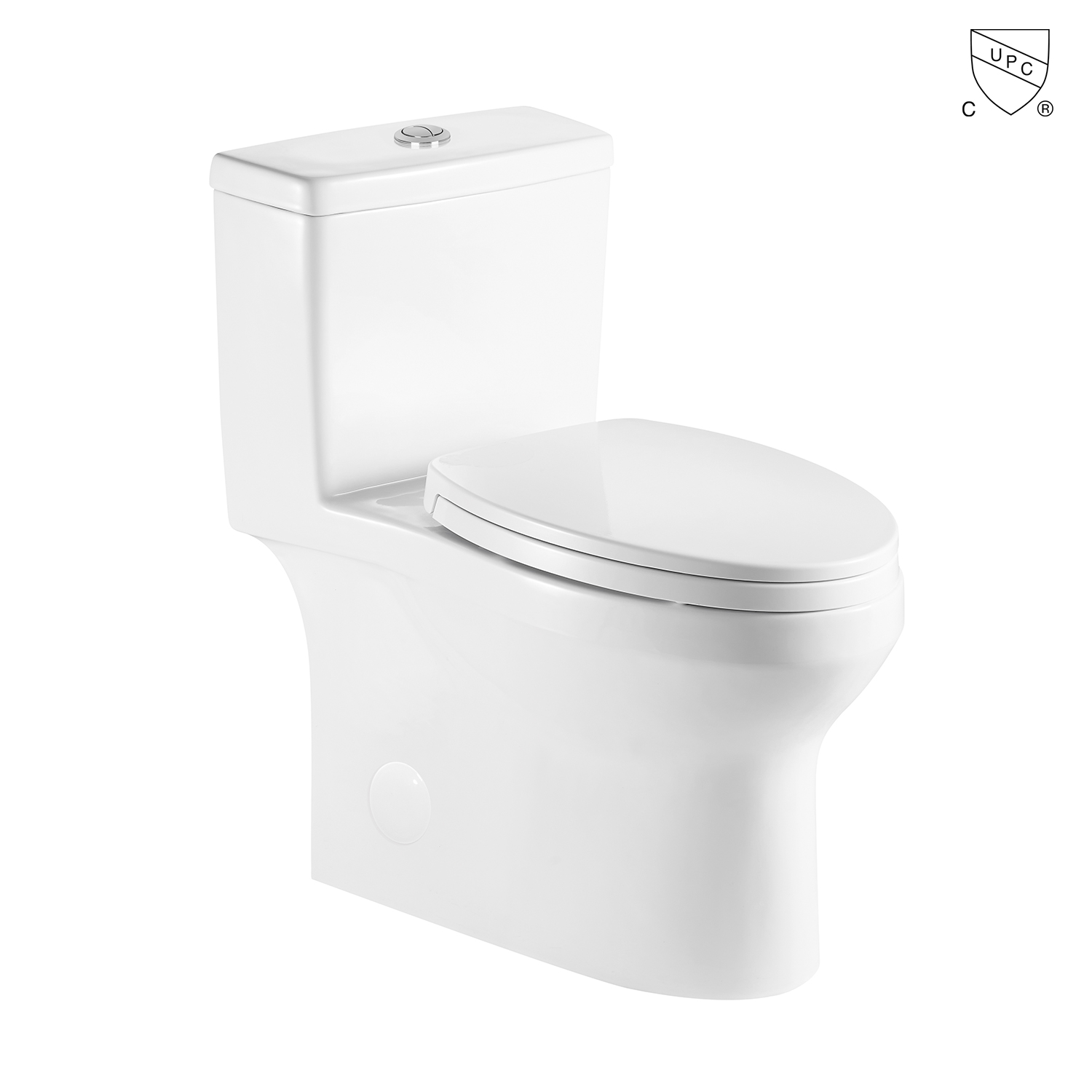 Washdown Europe Style Water Closet One Piece Ceramic Toilet Cupc