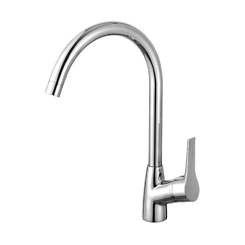 Brass Kitchen Faucets 360 Swivel Kitchen Faucet Flexible Tap Hot and Cold Faucet Tap Mixer with Round Spout
