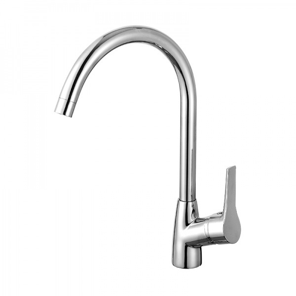 Brass Kitchen Faucets 360 Swivel Kitchen Faucet Flexible Tap Hot and Cold Faucet Tap Mixer with Round Spout