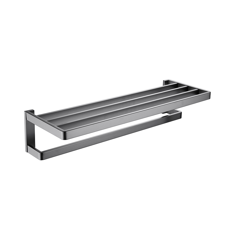 Bathroom Accessory Stainless Steel Wall Mounted Towel Rack & Bar